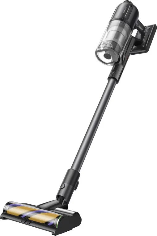 Вертикална прахосмукачка Dreame R20 Ultra AquaCycle, 200AW, 5 степени, 0.35/0.4/0.6 л, 90 мин, HEPA, LCD дисплей, Безчетков мотор, Черен