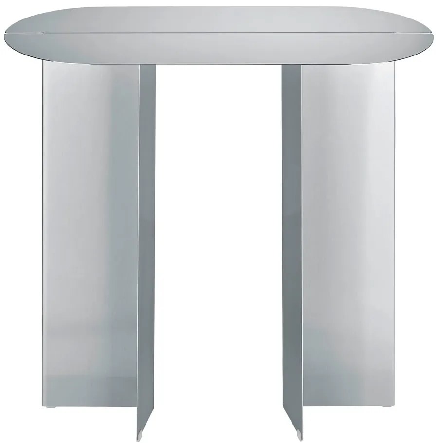 Конзолна маса от неръждаема стомана в матово сребрист цвят 35x80 cm Oru – Blomus