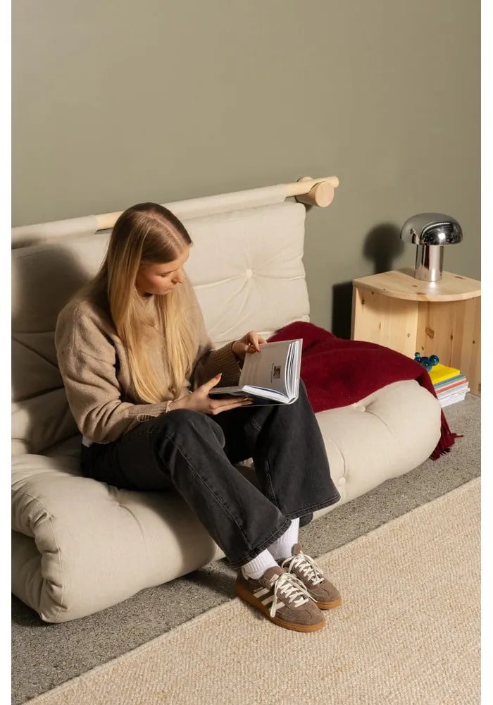 Сгъваем диван в естествен цвят 135 cm Hooked – Karup Design