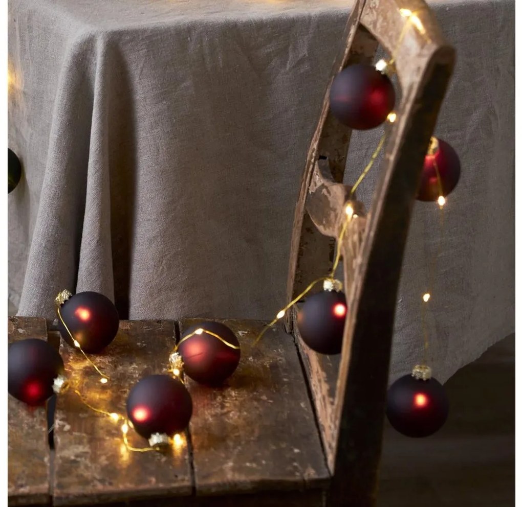 Eglo 411559 - Коледен гирлянд BLISS 22xLED/3xAA 2,6м топла бяла светлина