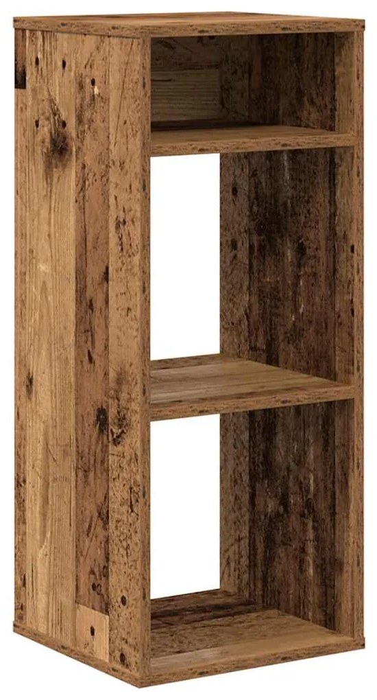 860281 vidaXL Библиотека, старо дърво, 34x31x80 см, инженерно дърво