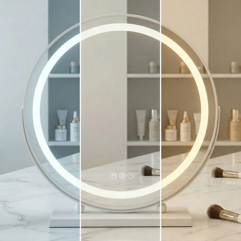 Огледало LED MAKE-UP White 50 cm