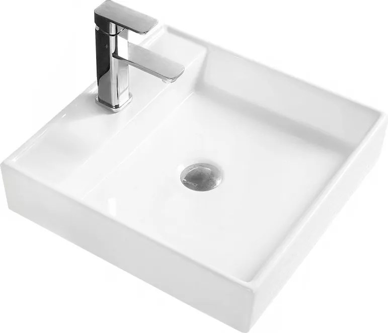 Mexen Blanca надплотно мивка 44 x 44 см, бяла - 21624400