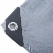 Брезент сребърно - черен 6х12 м 260 г/м2