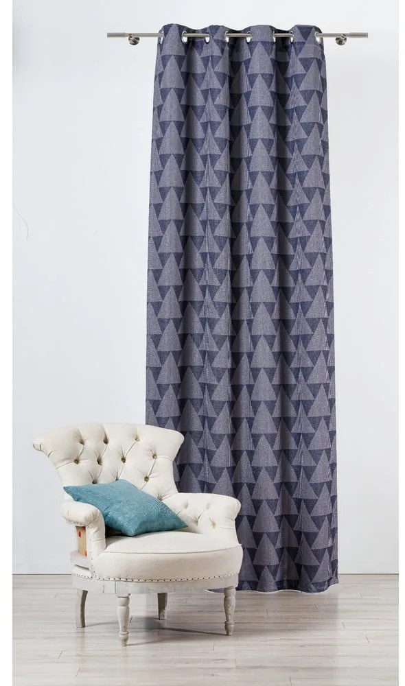 Синьо-сива завеса 130x260 cm Zatapa - Mendola Fabrics