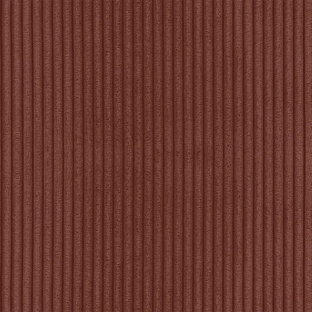 Теракотен ъглов диван от рипсено кадифе (ляв ъгъл) Merid – Ropez