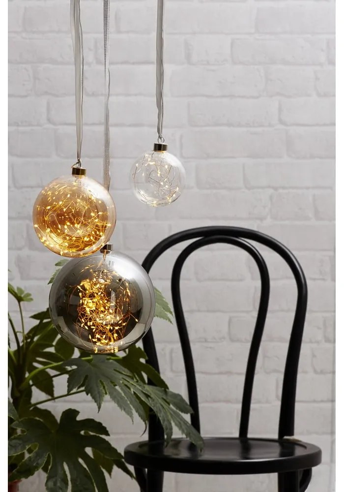 Светлинна декорация с коледен мотив ø 10 cm Glow - Star Trading