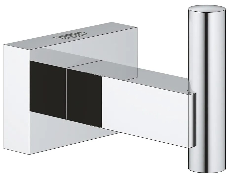 GROHE 40511001 - Закачалка за банен халат ESSENTIALS CUBE полирано хромирано покритие