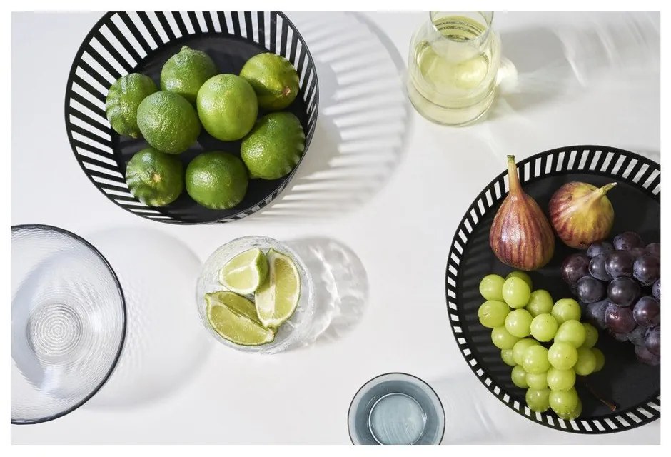 Черна купа за плодове , ⌀ 25 cm Tower - YAMAZAKI