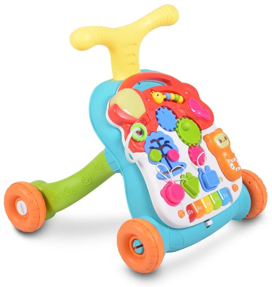 Moni toys  -  Играчка за прохождане Walker 2в1 N5218 оранжев