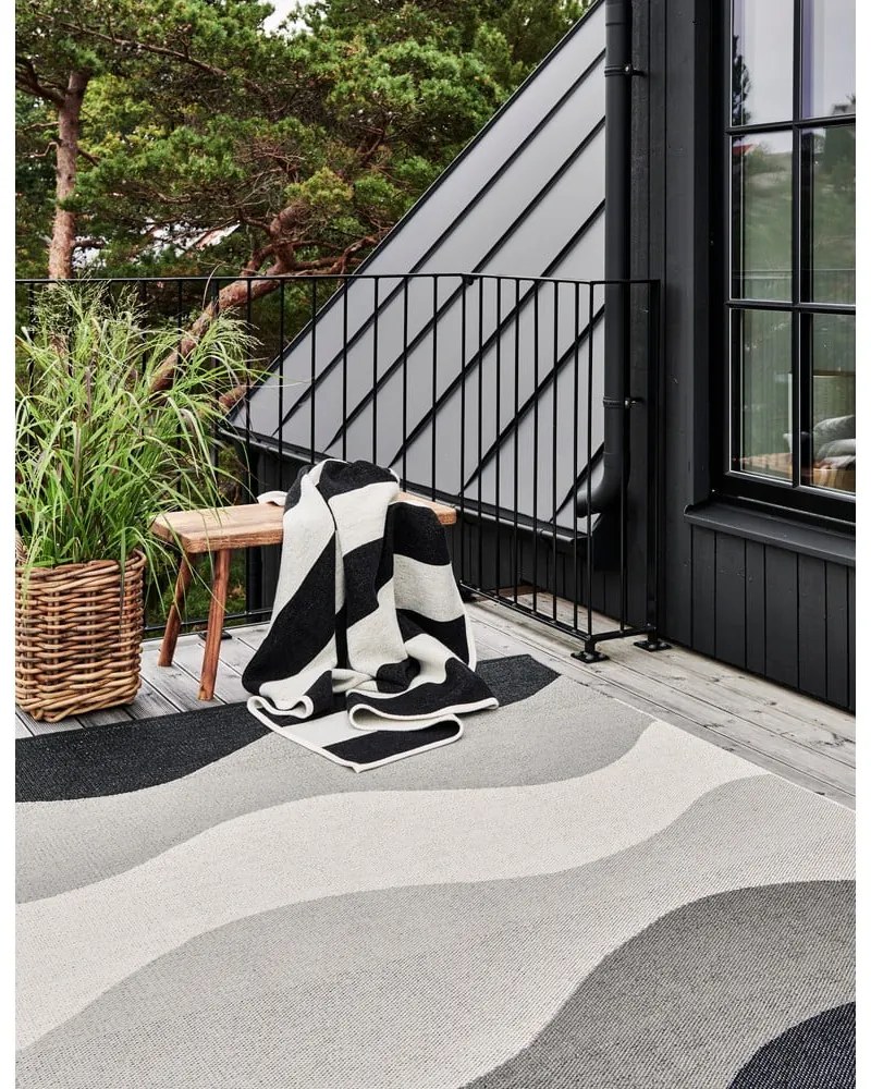 Сива пътека за открито и закрито 70x200 cm Urvi Metal – Pappelina