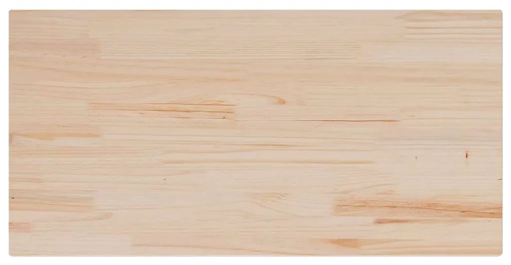 847431 vidaXL Плот за маса, 100x50x2,5 см, правоъгълен, бор масив