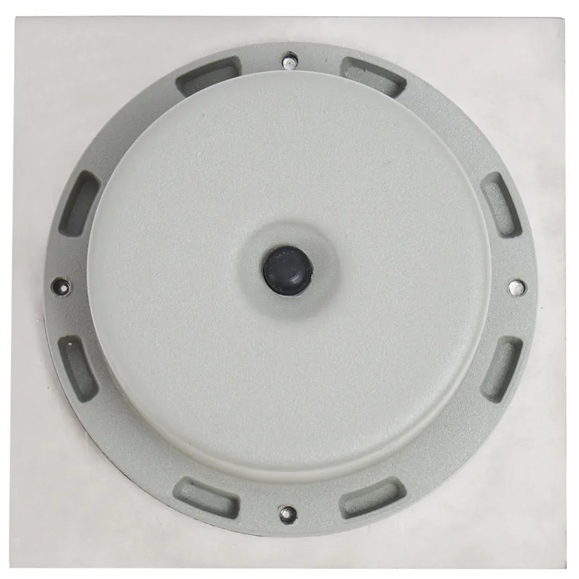 Комплект от 6 наземни прожектора алуминиеви квадратни с LED IP65 соларни - Terry