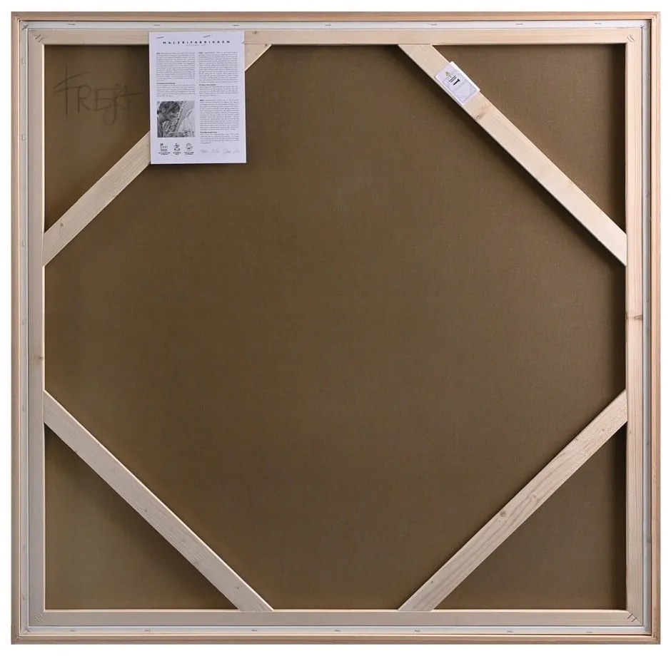 Ръчно рисувана картина 100x100 cm Trace Of Nature – Malerifabrikken