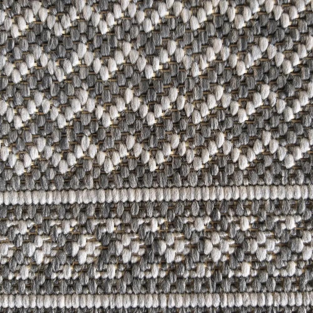 Универсален сив килим с деликатен десен Ширина: 200 см | Дължина: 290 см