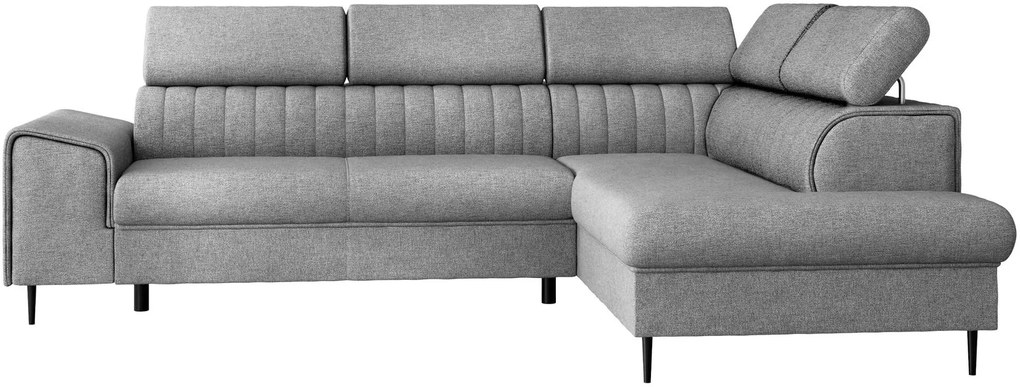 Ъглов диван Kadurin-Сив-Десен