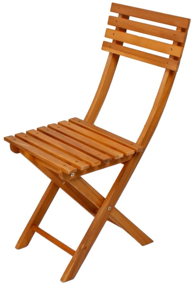 Градински стол от масивно дърво в естествен цвят Alameda – Garden Pleasure