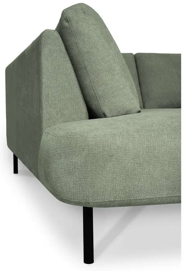 Зелен ъглов диван (ляв ъгъл/"U" форма) Hero – Scandic