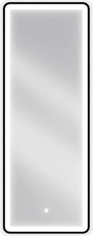 Mexen Coro осветено огледало за баня 45 x 120 cm, LED 6000K, анти-пара, черна рамка - 9817-045-120-611-70