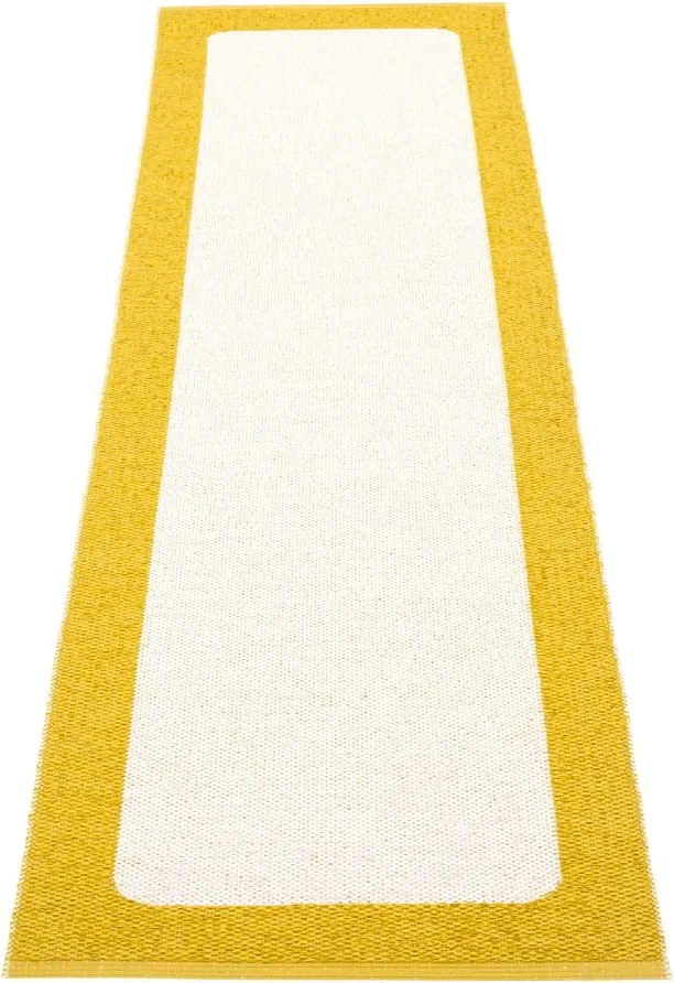 Пътека за открито и закрито в цвят горчица и кремавоа 70x240 cm Ilda Mustard – Pappelina
