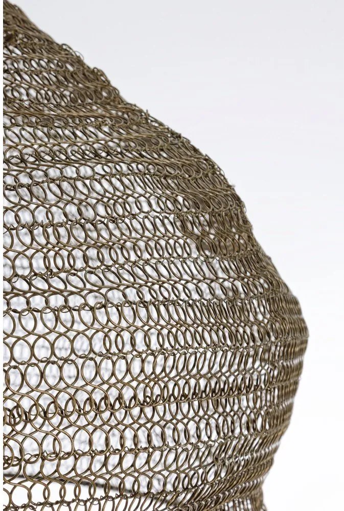 Стоманено висящо осветително тяло в месингов цвят Amish – Bizzotto