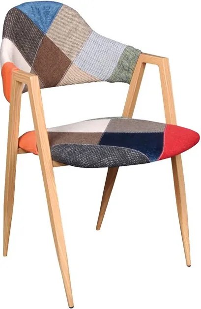 Фотьойл Delos fabric-Natural-Patchwork (2) парчета