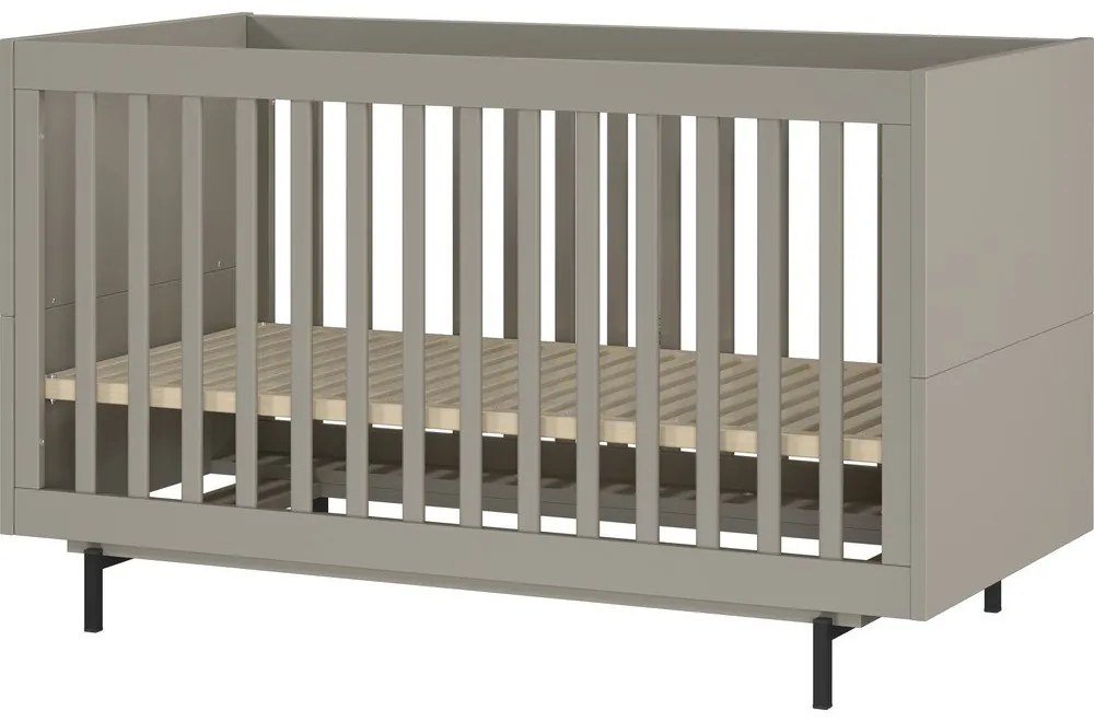 Сиво детско легло 70x140 cm с включена подматрачна рамка Tomino – Germania