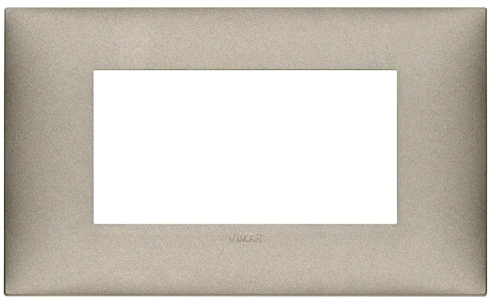 VIMAR 09674.23 Декоративна рамка 4M за 4M конзола, технополимер, Титан мат,  NEVE UP