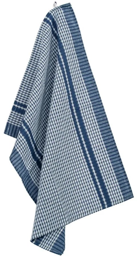 Комплект от 6 сини памучни кърпи за чай Waffle, 50 x 70 cm - Tiseco Home Studio