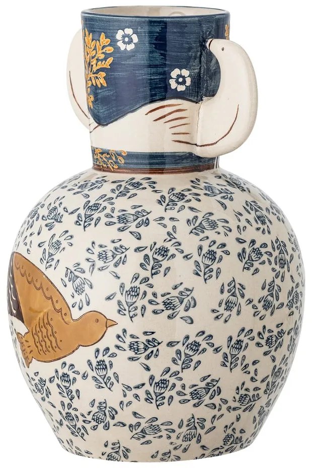 Глинена ръчно рисувана ваза (височина 23,5 cm) Hezha – Bloomingville