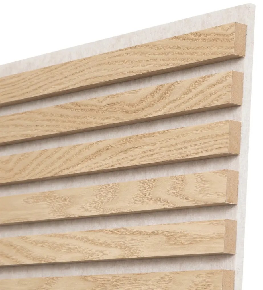 Акустичен декоративен стенен панел atmosphera Colva, MDF, 120x60 cm - Натурален