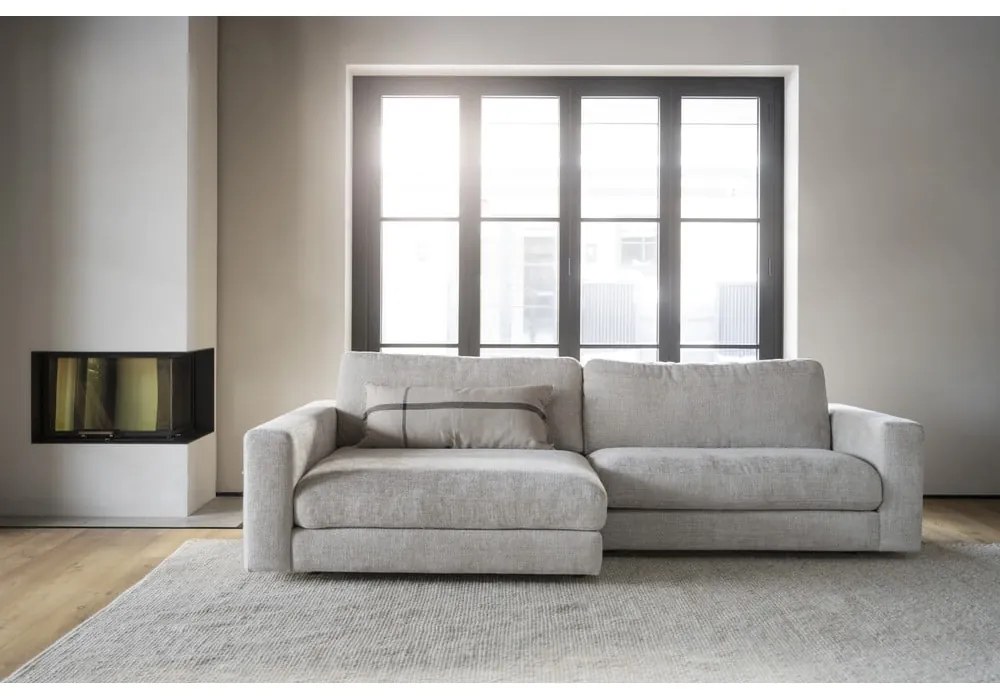 Кремав ъглов диван (ляв ъгъл) Duncan - Rowico