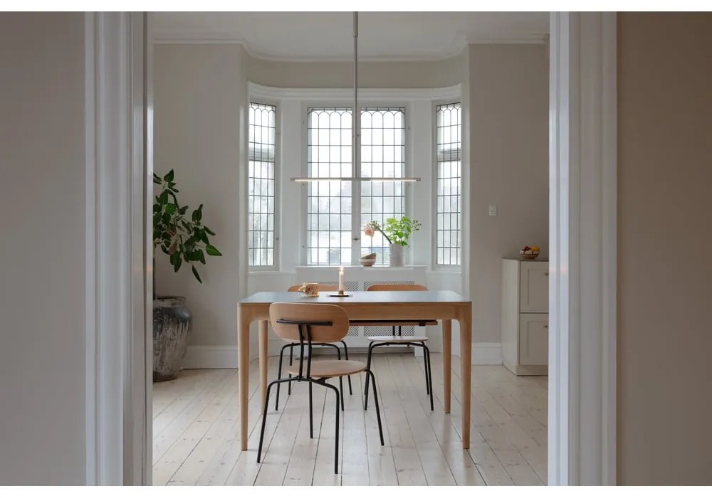 Метално LED висящо осветително тяло в сребрист цвят с метален абажур Omni Ceiling – UMAGE