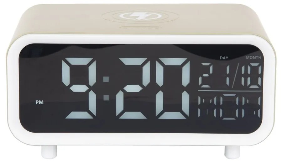 Дигитална аларма с безжично зарядно Chunky LED – Karlsson