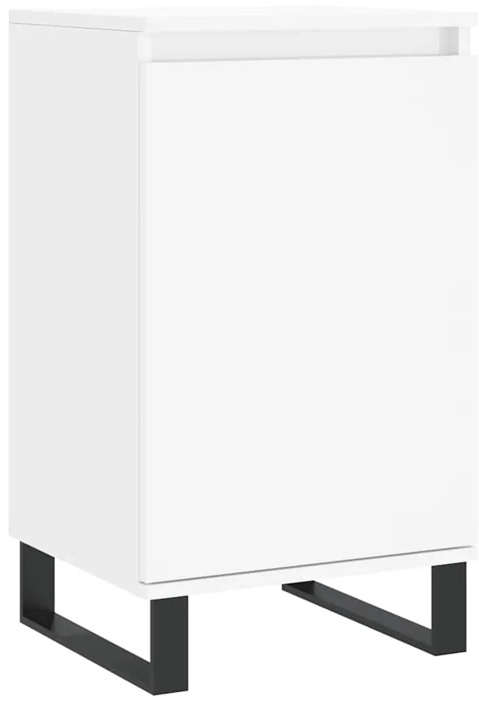 831068 vidaXL Бюфет бял 40x35x70 см инженерно дърво