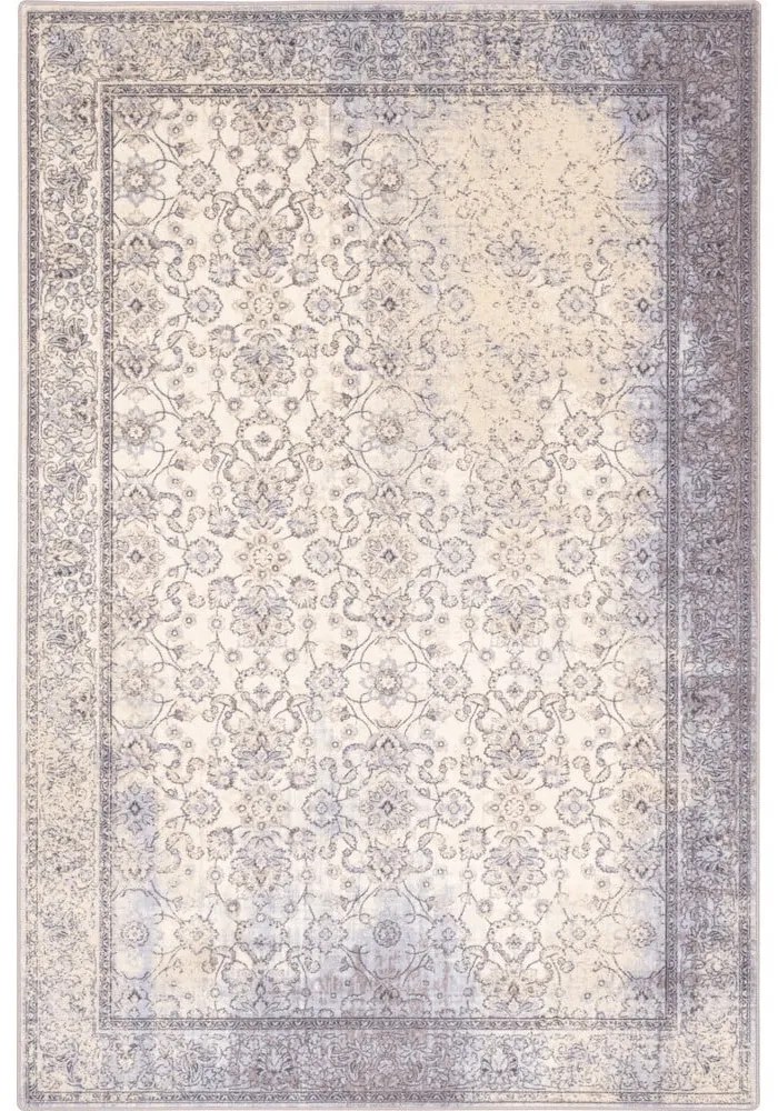 Кремав вълнен килим 133x180 cm Jennifer - Agnella