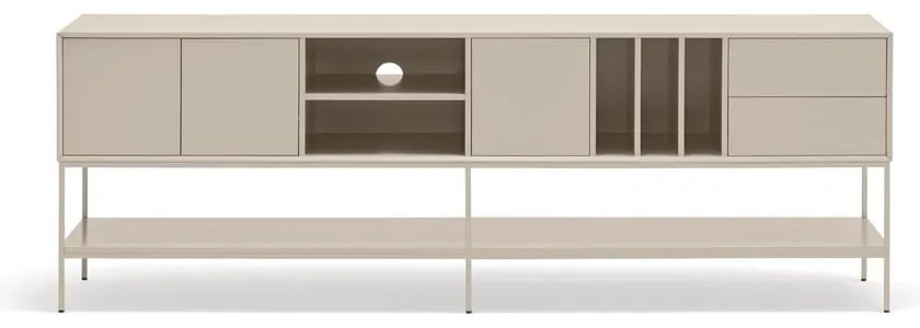 Кремава маса за телевизор 220x74x45 cm Platt – Teulat