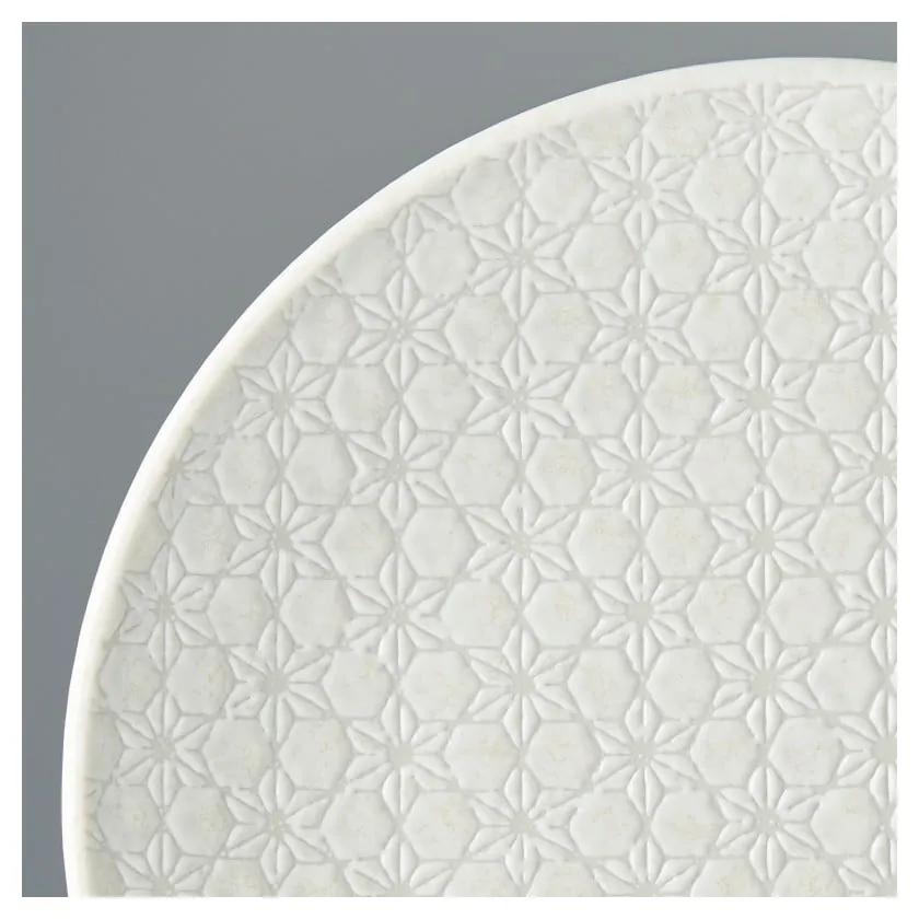 Бяла керамична чиния Star, ø 25 cm White Star - MIJ