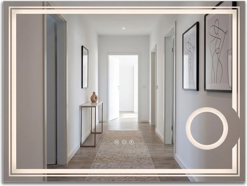 Огледало LED 80x60cm HAVEN