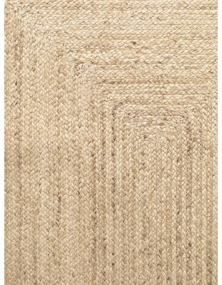 Двустранна/ръчно изработена ютена пътека в светло естествен цвят 80x200 cm Juno – Hanse Home