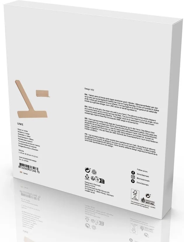 Бежова стъргалка с държач 22 cm Ume – Zone