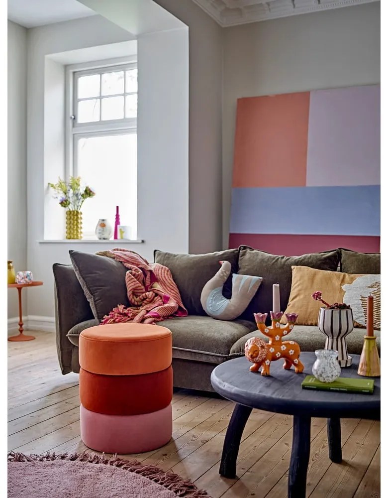 Кадифена табуретка Bilbao – Bloomingville