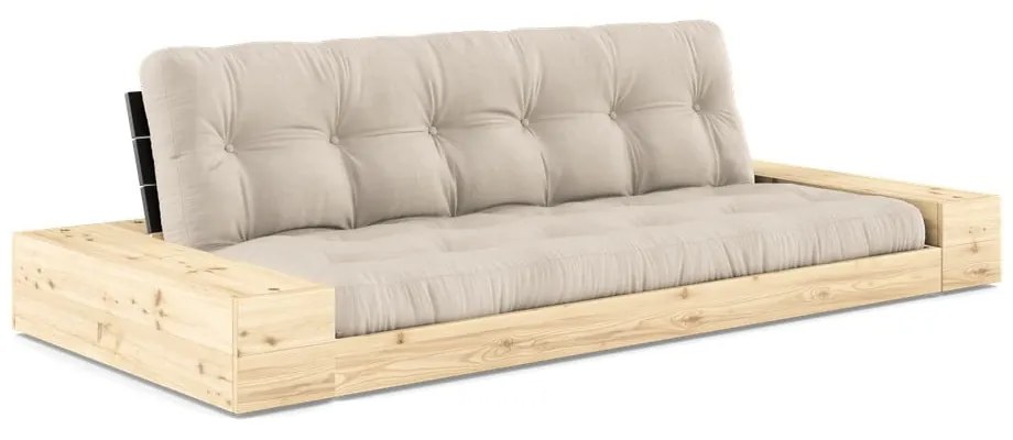 Бежов разтегателен диван 244 cm Base – Karup Design