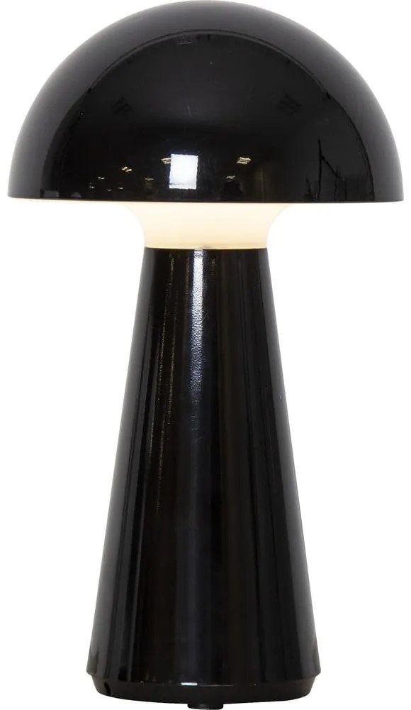 Черна настолна LED лампа с възможност за димиране (височина 28 cm) Mushroom - Star Trading