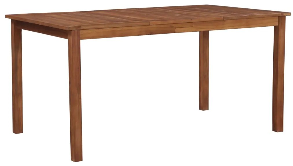 44105 vidaXL Градинска маса, 150x90x74 см, акация масив