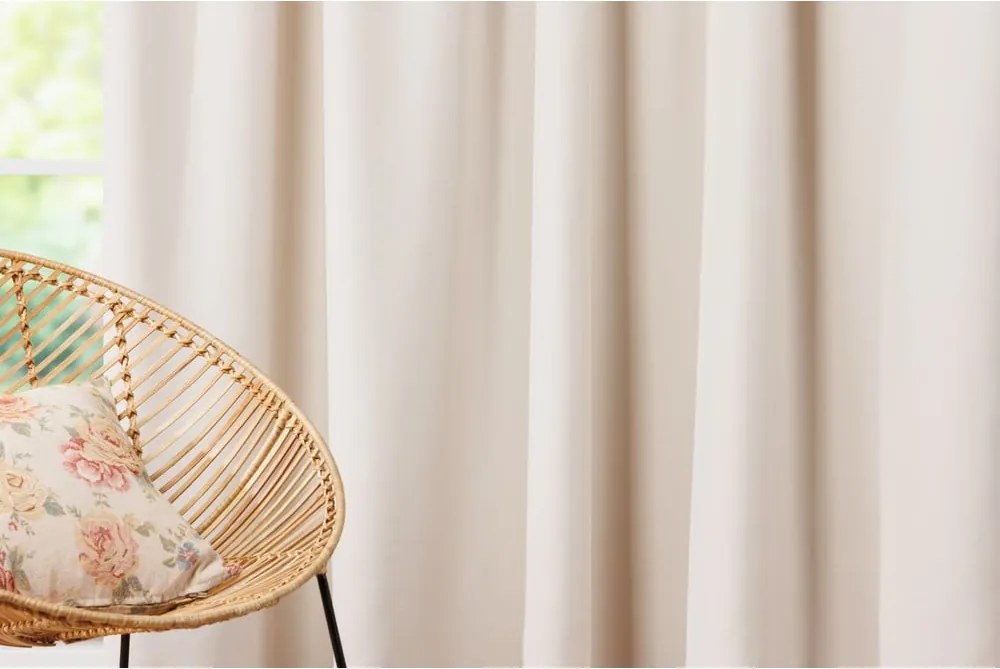 Кремава завеса 140x260 cm - Mendola Fabrics