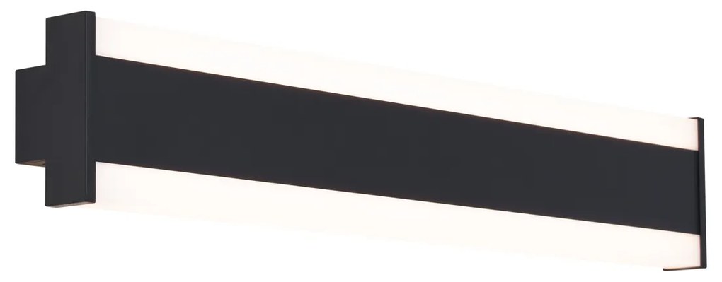 Модерна стенна лампа черна CCT 60cm вкл. LED IP54 - Vanya