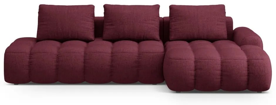 Бордо сгъваем/с място за съхранение ъглов диван (десен ъгъл) Linz – Cosmopolitan Design