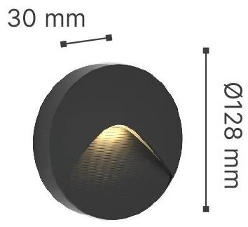 Аплик за стена it-Lighting Horseshoe 802019-Leuko