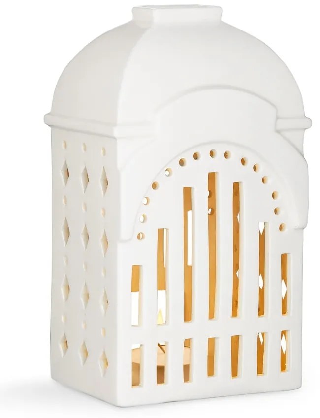 Бял керамичен свещник Urbania Lighthouse Tivoli - Kähler Design